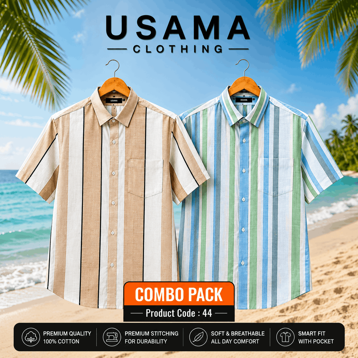 🪄 Sereno Stripe Combo – 44